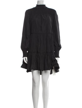 Veronica Beard Turtleneck Mini Dress