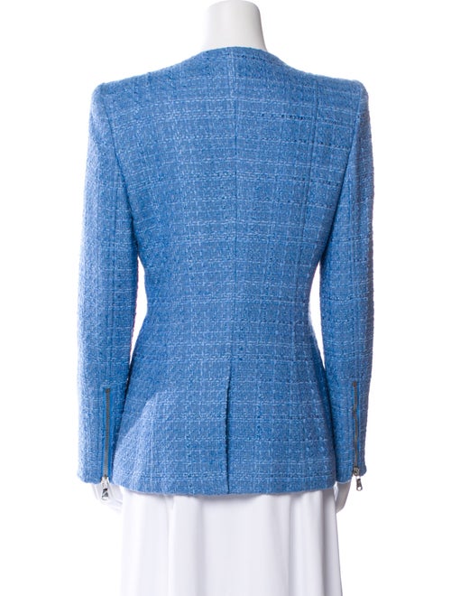 Veronica Beard Tweed Pattern Denim Jacket