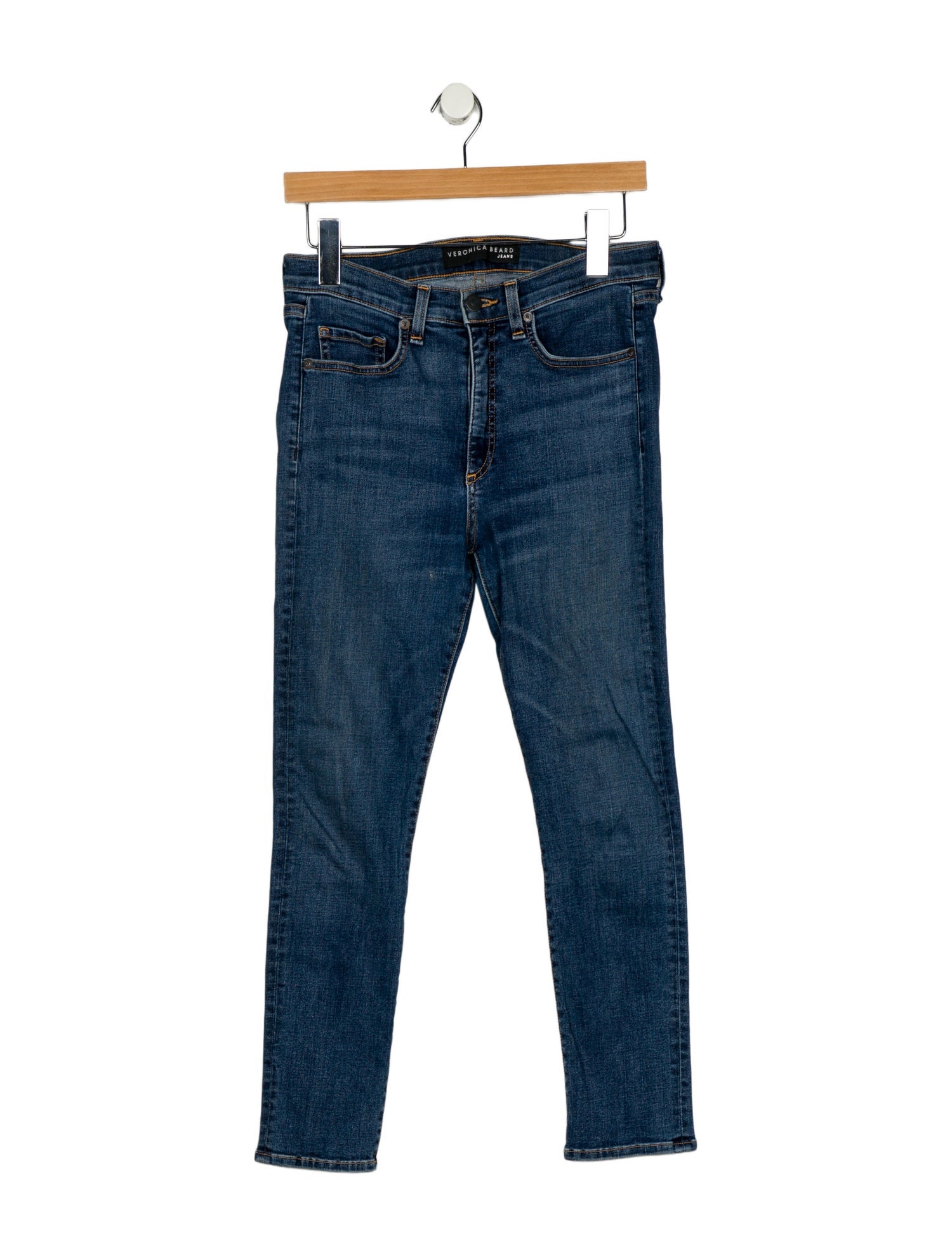Veronica Beard High-Rise Skinny Leg Jeans