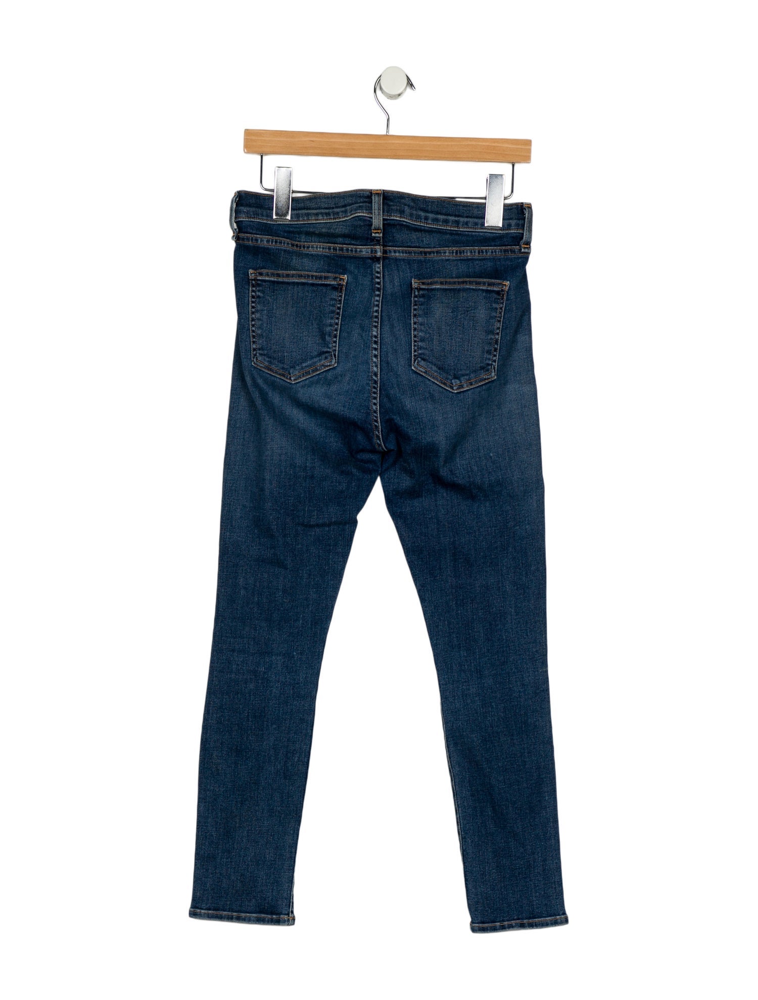 Veronica Beard High-Rise Skinny Leg Jeans