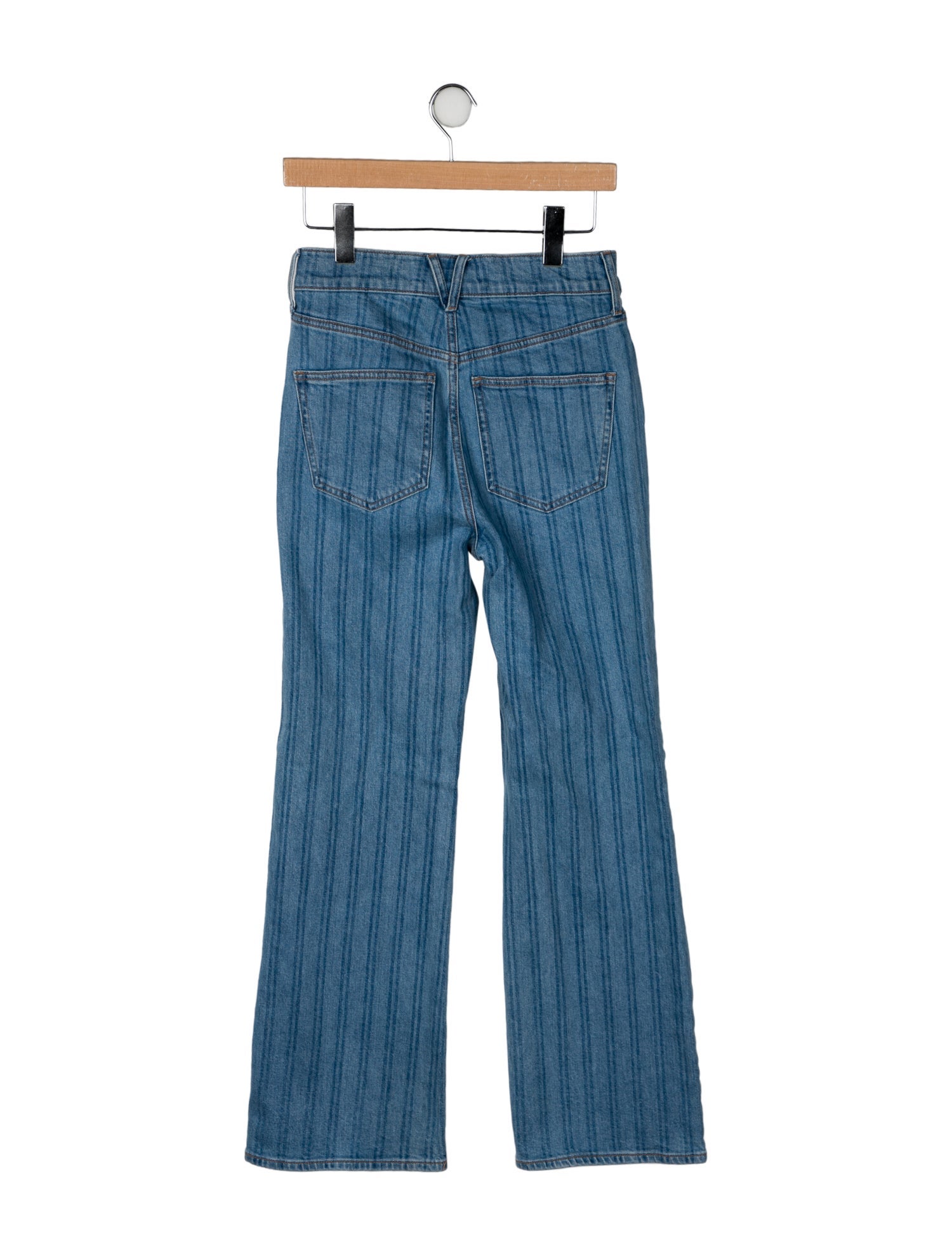 Veronica Beard High-Rise Wide Leg Jeans