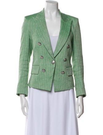 Veronica Beard Linen Printed Blazer