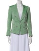 Veronica Beard Linen Printed Blazer