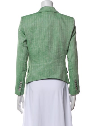 Veronica Beard Linen Printed Blazer