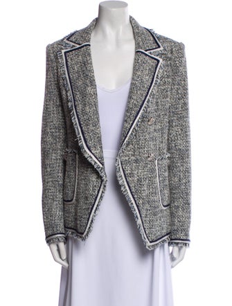 Veronica Beard Tweed Pattern Blazer