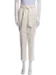 Veronica Beard Linen Straight Leg Pants