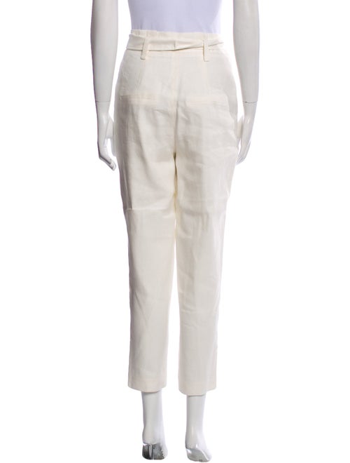 Veronica Beard Linen Straight Leg Pants