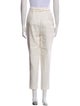 Veronica Beard Linen Straight Leg Pants