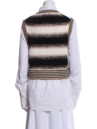 Veronica Beard Merino Wool Striped Sweater