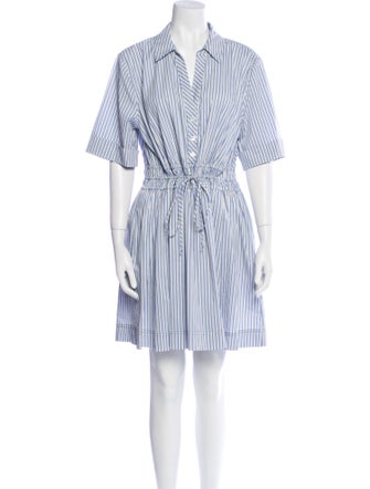 Veronica Beard Striped Mini Dress