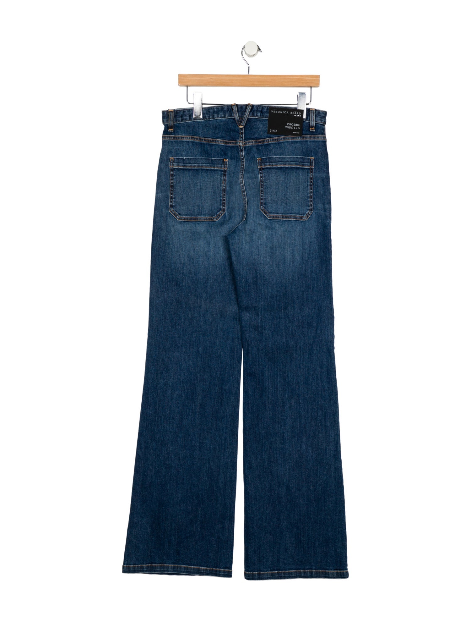 Veronica Beard High-Rise Wide Leg Jeans w/ Tags