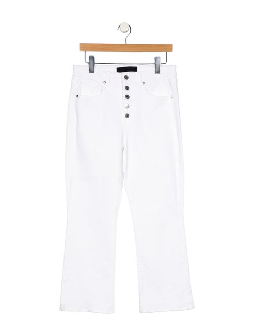 Veronica Beard High-Rise Wide Leg Jeans