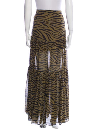 Veronica Beard Silk Long Skirt