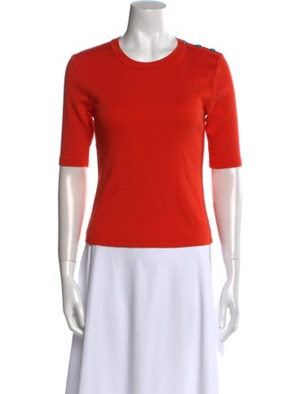 Veronica Beard Crew Neck Short Sleeve T-Shirt