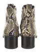 Veronica Beard Leather Animal Print Boots