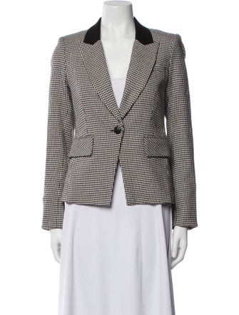 Veronica Beard Houndstooth Print Blazer