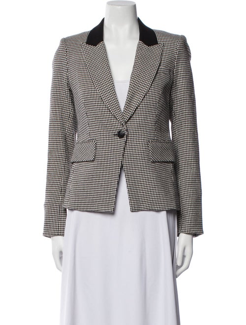Veronica Beard Houndstooth Print Blazer