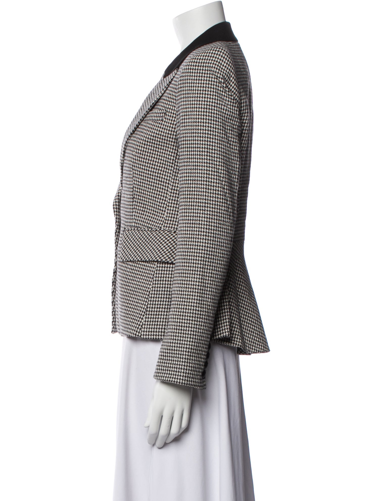 Veronica Beard Houndstooth Print Blazer