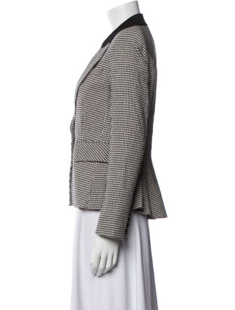 Veronica Beard Houndstooth Print Blazer