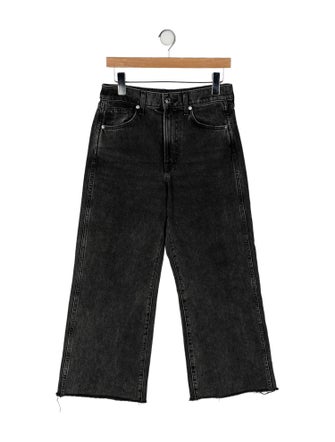 Veronica Beard High-Rise Wide Leg Jeans