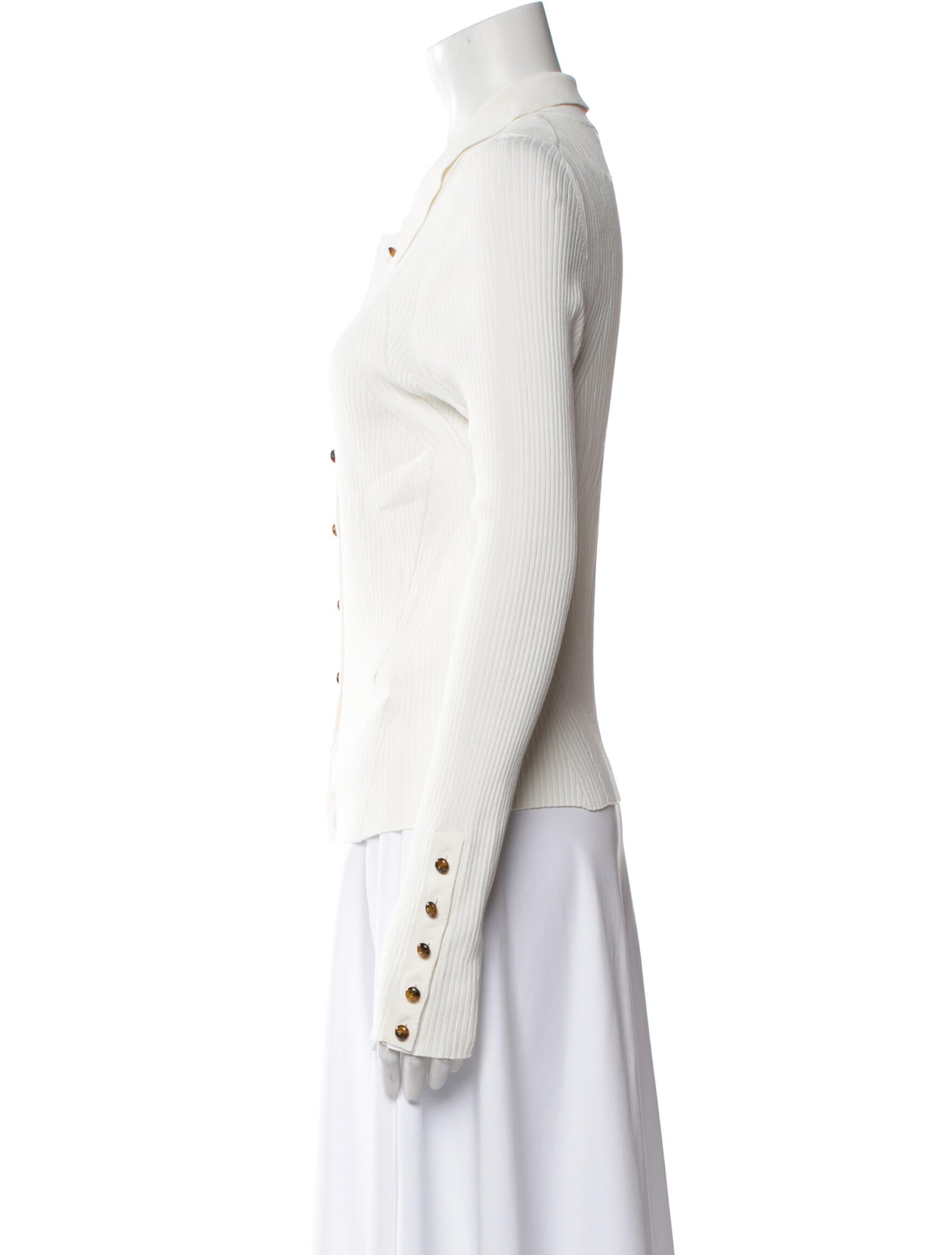 Veronica Beard Long Sleeve Button-Up Top