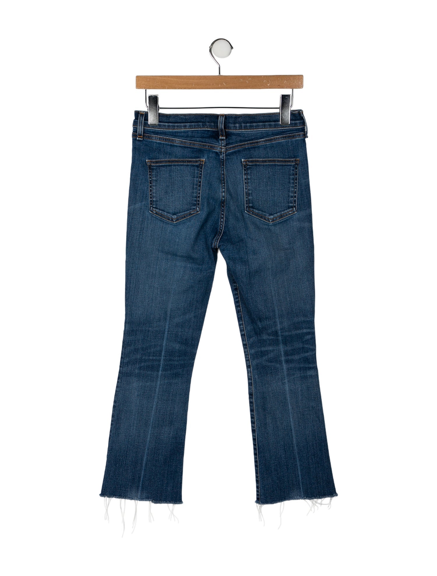 Veronica Beard Mid-Rise Straight Leg Jeans
