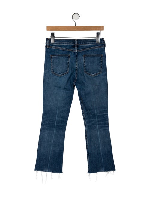 Veronica Beard Mid-Rise Straight Leg Jeans