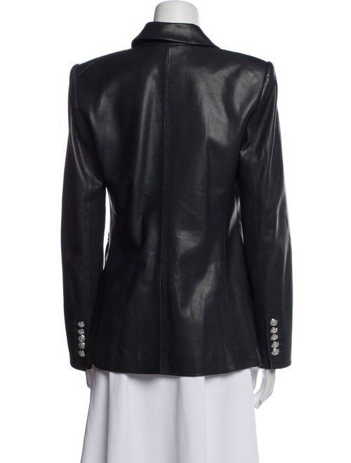 Veronica Beard Lamb Leather Blazer