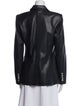Veronica Beard Lamb Leather Blazer
