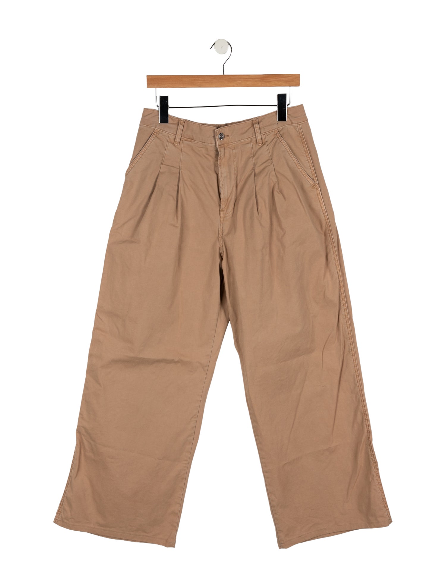 Veronica Beard High-Rise Wide Leg Jeans