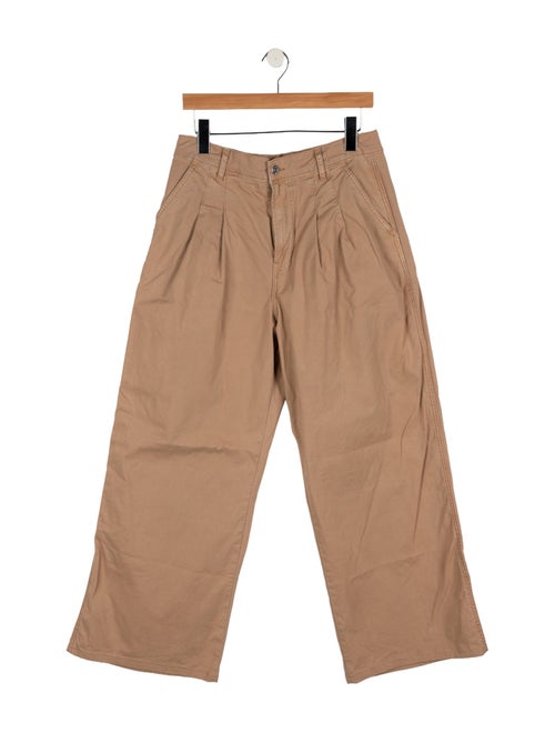 Veronica Beard High-Rise Wide Leg Jeans