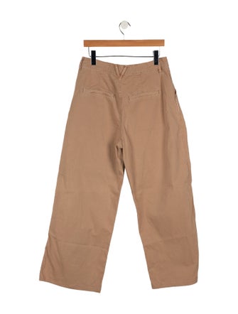 Veronica Beard High-Rise Wide Leg Jeans