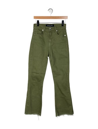 Veronica Beard High-Rise Wide Leg Jeans