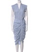 Veronica Beard Striped Midi Length Dress