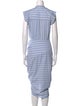 Veronica Beard Striped Midi Length Dress