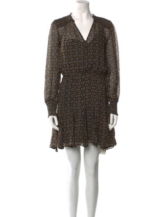 Veronica Beard Floral Print Mini Dress