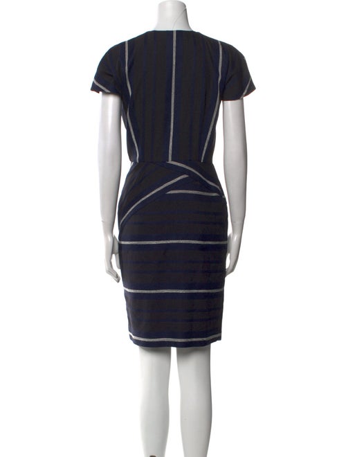Veronica Beard V-Neck Knee-Length Dress