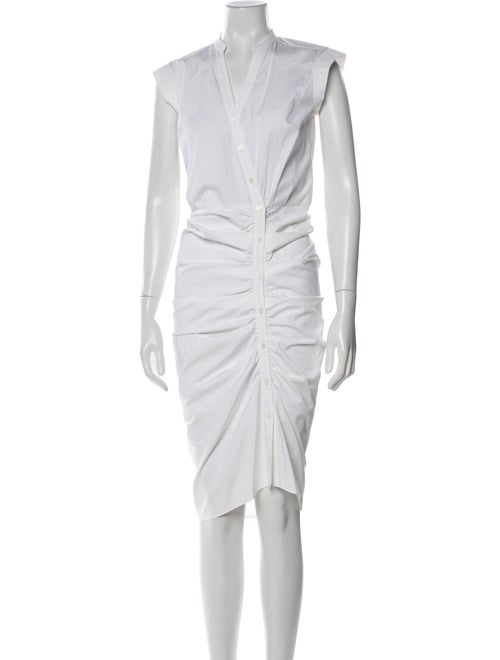 Veronica Beard V-Neck Midi Length Dress