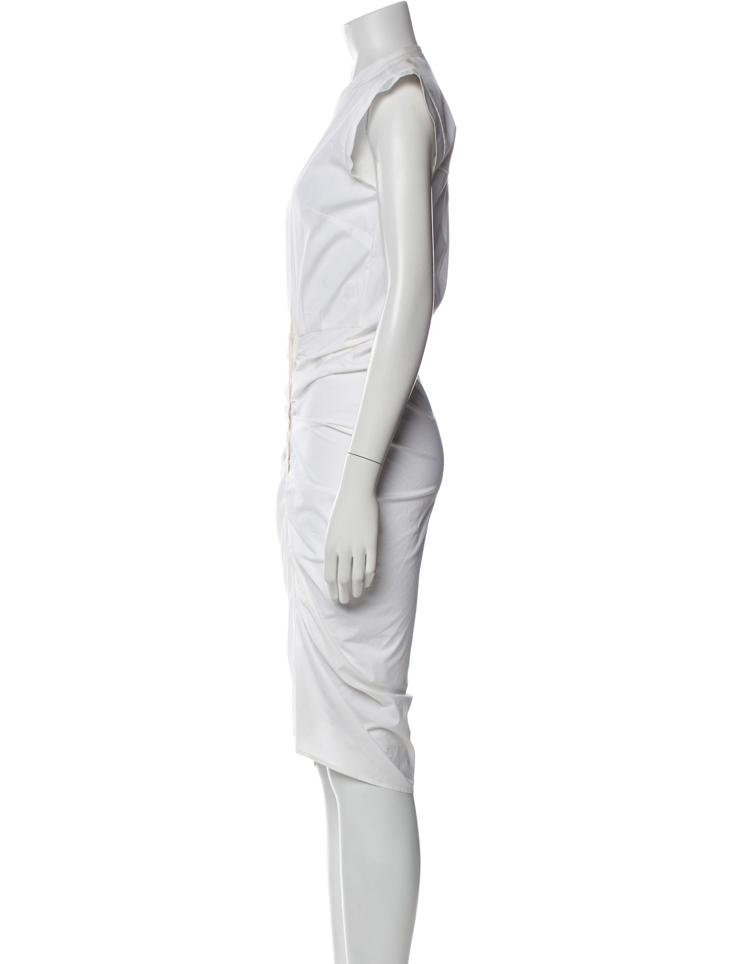 Veronica Beard V-Neck Midi Length Dress