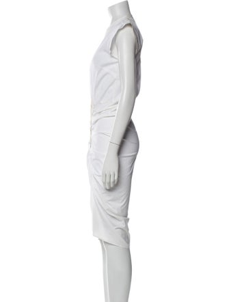 Veronica Beard V-Neck Midi Length Dress