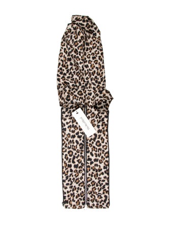 Veronica Beard Nylon Animal Print Dickey