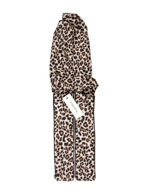 Veronica Beard Nylon Animal Print Dickey