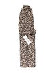 Veronica Beard Nylon Animal Print Dickey