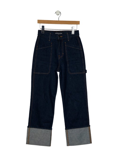 Veronica Beard High-Rise Wide Leg Jeans