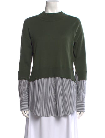 Veronica Beard Merino Wool Striped Sweater