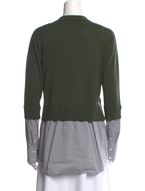 Veronica Beard Merino Wool Striped Sweater