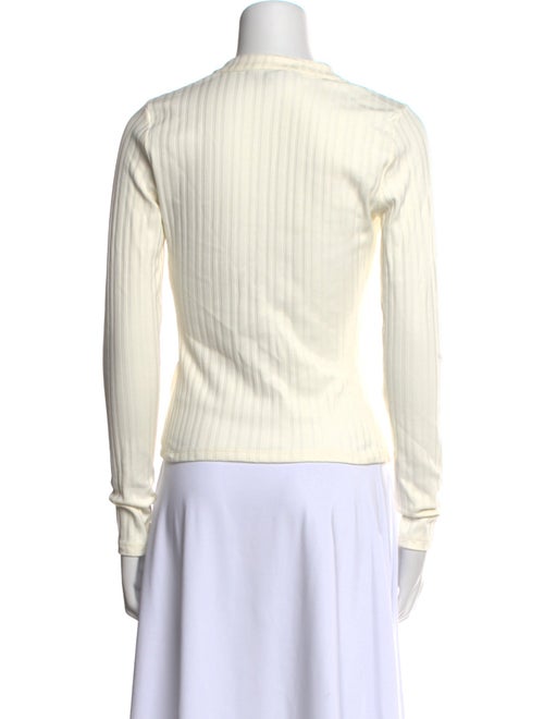 Veronica Beard V-Neck Long Sleeve Top