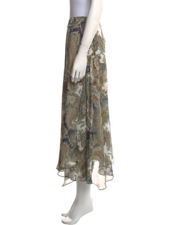 Veronica Beard Silk Midi Length Skirt