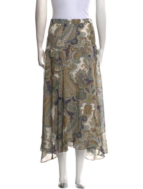 Veronica Beard Silk Midi Length Skirt