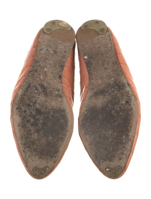 Veronica Beard Embossed Leather Animal Print Loafers